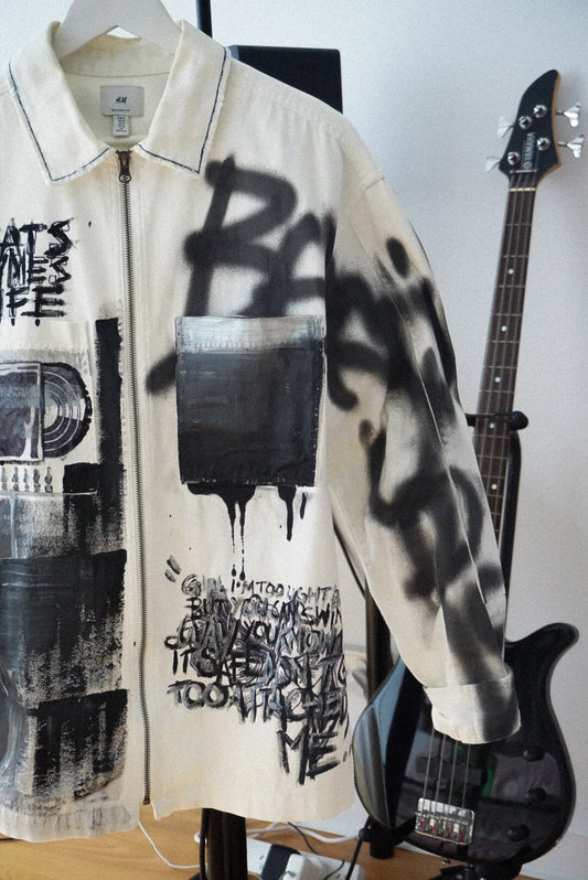 Light & Shade Zip up Shacket